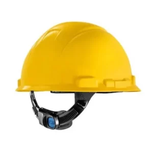 Capacete Classe A e B Amarelo H700 com Carneira de Ajuste Fácil e Jugular